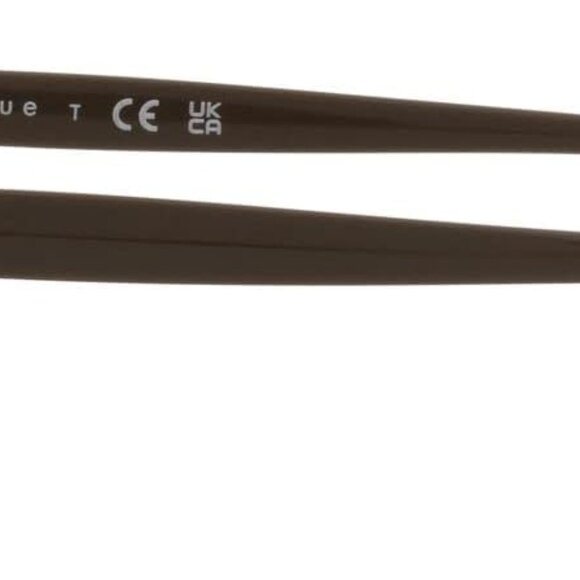 Women's Cat Eye Prescription Eyewear Frames Transparent Brown 50mm - Picture 4 of 7